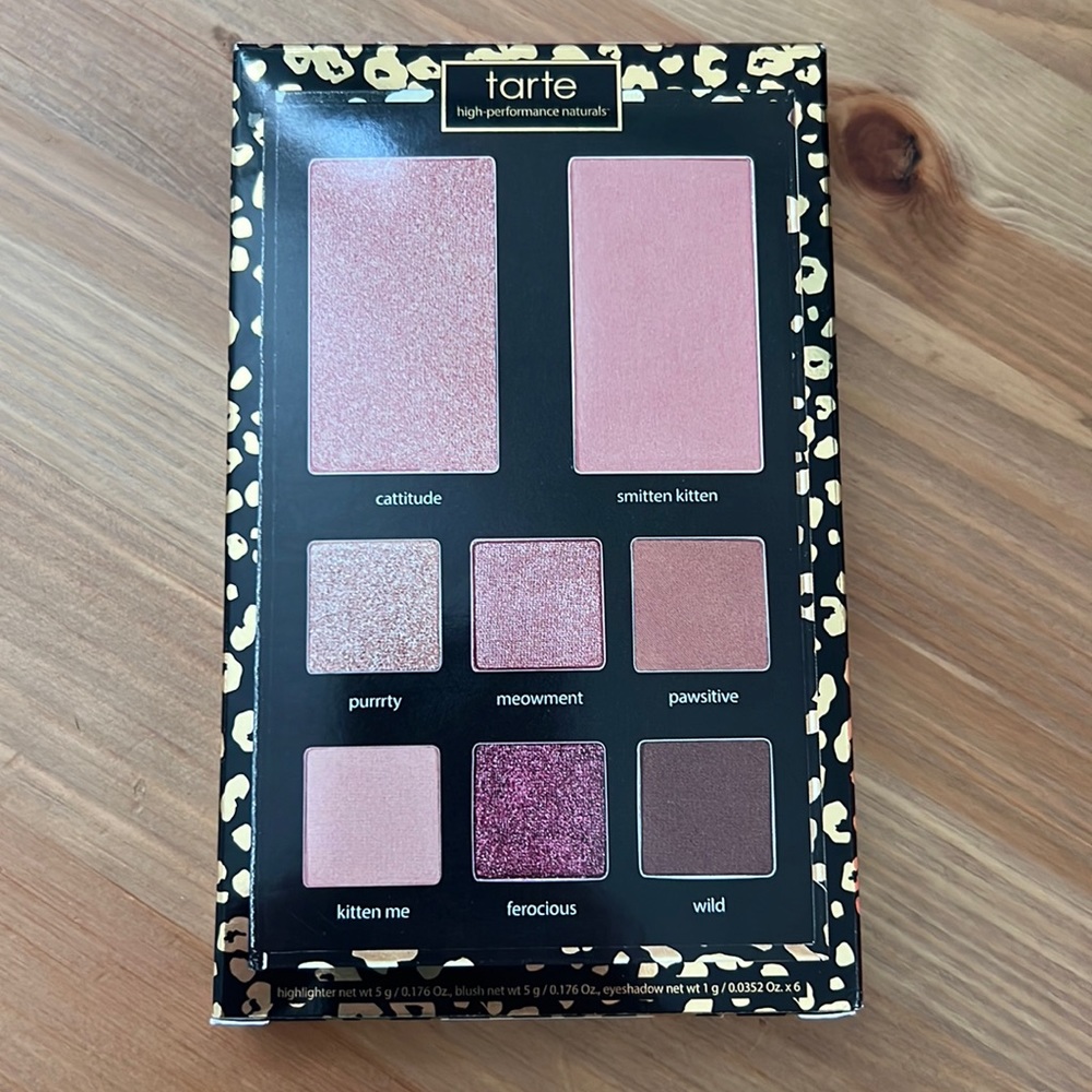 Tarte makeup.